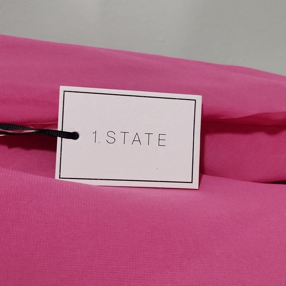 1 STATE Women's Pink Blouse. SIZE S. - Picture 9 of 9